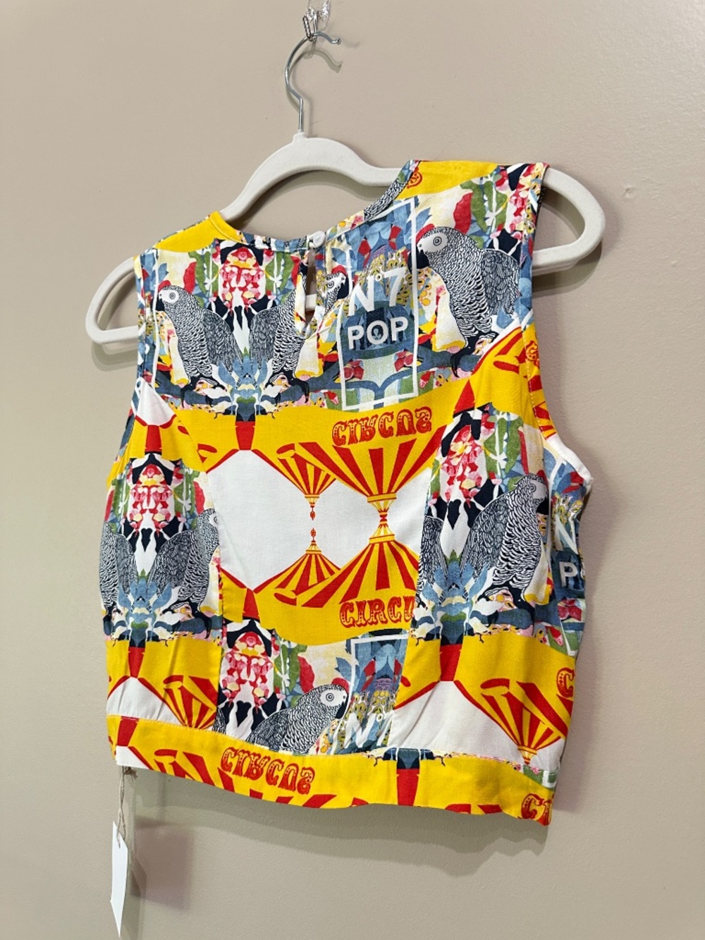 Akkriti by Pantaloons Colorful Circus Sleeveless Top Size M - Picture 7 of 10